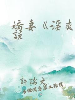 娇妻《淫爽》小说