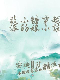 苏小糖穿越成反派的娘小说