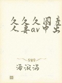 久久久国产精品人妻av中出