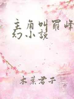 主角叫罗峰的玄幻小说