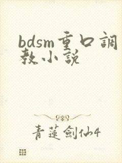 bdsm重口调教小说