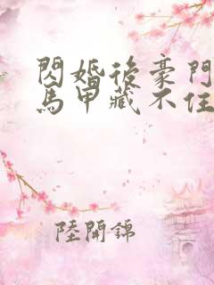 闪婚后豪门老公马甲藏不住2