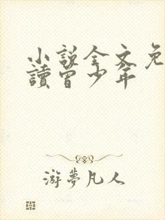 小说全文免费阅读曾少年