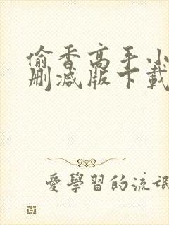 偷香高手小说无删减版下载
