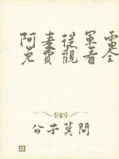 阿麦从军电视剧免费观看全集高清