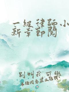 一级律师小说最新章节阅