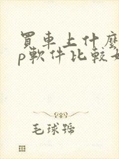 买车上什么app软件比较好