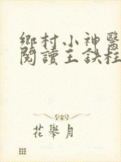 乡村小神医免费阅读王铁柱