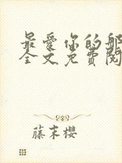 最爱你的那十年全文免费阅读小说