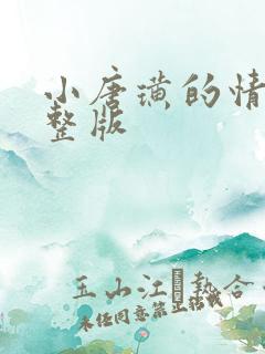 小唐璜的情史完整版