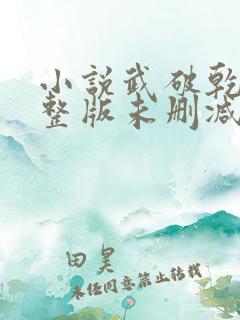 小说武破乾坤完整版未删减小说