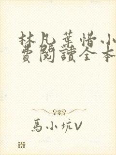林凡叶惜小说免费阅读全本最新