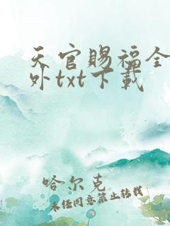 天官赐福全本番外txt下载