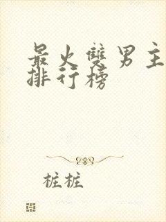 最火双男主小说排行榜