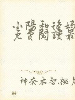 小阳和后妈小说免费阅读最新章节更新