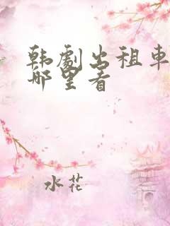 韩剧出租车司机哪里看