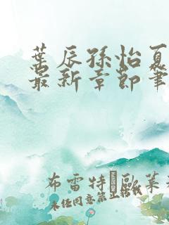 叶辰孙怡夏若雪最新章节笔趣阁999
