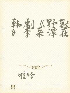 韩剧《野兽风云》李采潭在线看