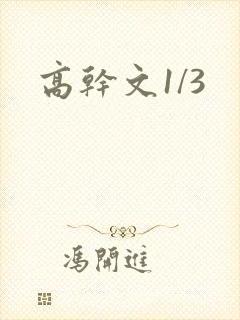 高干文1/3