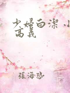 少妇白洁 小说 高义