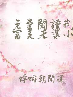 免费阅读我的白富美老婆小说