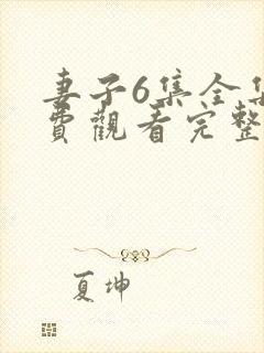 妻子6集全集免费观看完整版