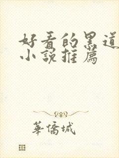 好看的黑道言情小说推荐