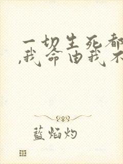 一切生死都看淡,我命由我不由天
