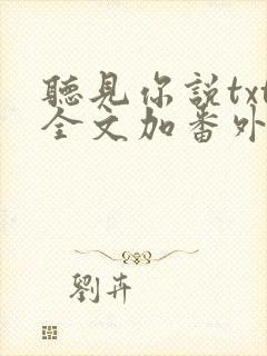 听见你说txt全文加番外