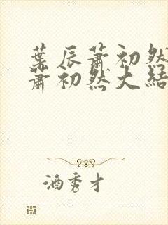 叶辰萧初然叶辰萧初然大结局