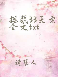 总裁33天索情全文txt