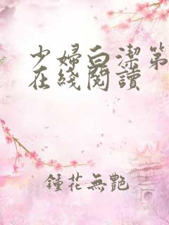 少妇白洁第二章在线阅读