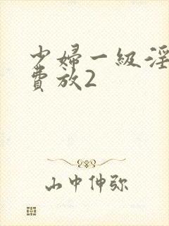 少妇一级淫片免费放2