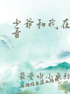 少爷和我在线观看