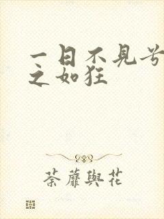 一日不见兮,思之如狂