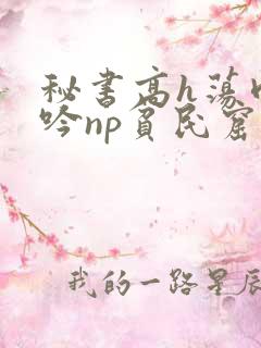 秘书高h荡肉呻吟np贫民窟