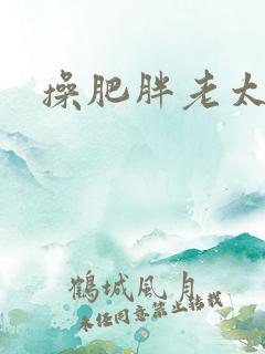 操肥胖老太太逼
