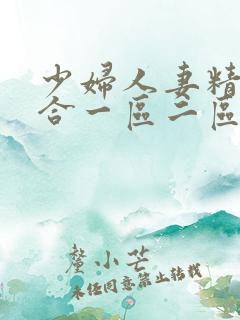 少妇人妻精品综合一区二区