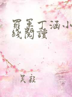 罗军丁涵小说在线阅读