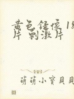 黄色录像 1级片 刺激片