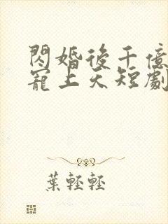 闪婚后千亿老公宠上天短剧免费观看