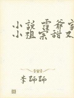 小说 霍爷家的小祖宗甜又野