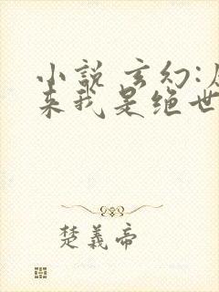 小说 玄幻:原来我是绝世高人