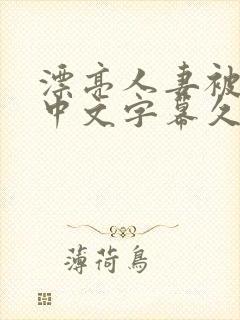 漂亮人妻被中出中文字幕久久