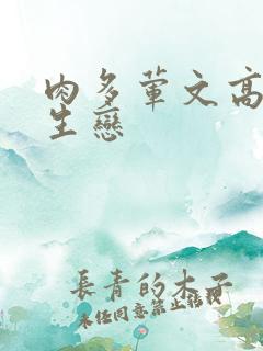 肉多荤文高h师生恋
