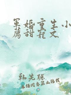 军婚重生小说推荐甜宠文