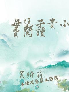 母凭子贵小说免费阅读