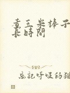 煮玉米棒子要多长时间