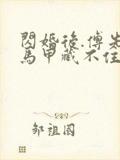 闪婚后.傅先生马甲藏不住了