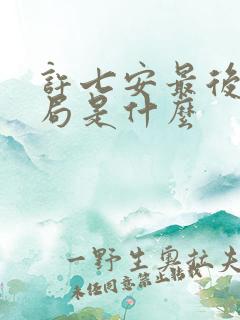 许七安最后的结局是什么